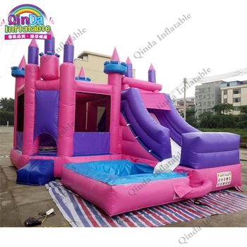 6.5*5*5m gonflabil princess sărituri trambulină gonflabile comerciale case saritura cu piscină