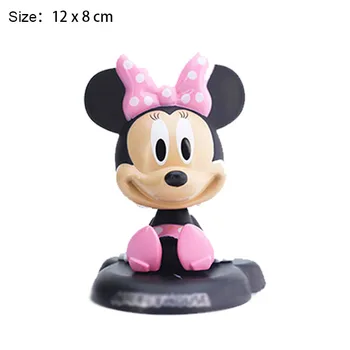 OHMETOY Mouse-ul se Agită Capul de Acțiune Figura Jucării de Desene animate Decorare Auto Animal Tort Fân Jucarii copii pentru Copii Cadouri