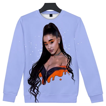 Ariana Grande 3D Imprimate O-Neck Tricouri Femei/Bărbați de Moda cu Maneci Lungi Tricou 2019 New Sosire Casual Streetwear Haine
