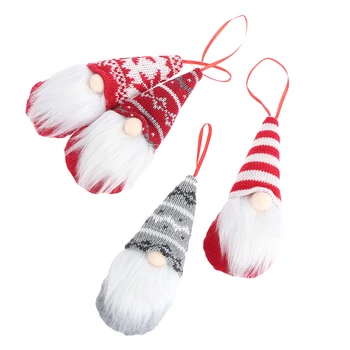 Tricotate din Lână Pădure Om Papusa Decorare Pom de Crăciun Pandantiv Agățat Ornament 1 buc 2021