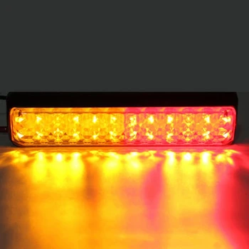 2 buc 24 LED-uri Auto Camion Coada de Lumină Stop Spate Lumina de Frână Lampa de Semnalizare Impermeabil pentru Camion Remorca ATV Barca