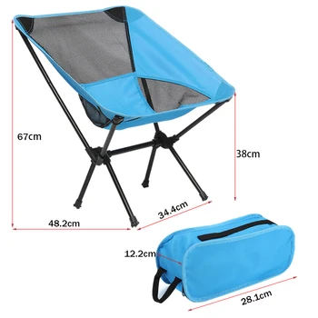 Confort Outdoor Portabil Compact de Pliere Scaun Picnic Ori la Pescuit Scaun de Plajă ultralight Pliabil Camping scaun Scaun
