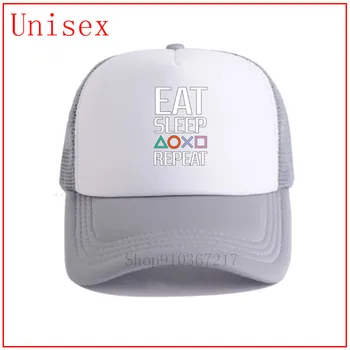 Eat Sleep joc repet alb femei șapcă de baseball gorras hombre para de marca capac stil de moda pălării pentru femei găleată pălării