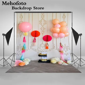 Mehofoto Model Clasic de Perete Fotografie Fundaluri 1 Balon Ziua de naștere Photo Booth Fundaluri de Studio S-3141