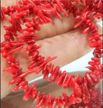 Naturale De Coral Roșu Chip Margele Vrac 15