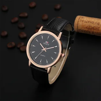 Noi Cuarț Bărbați Ceasuri de Înaltă calitate de Brand SOXY ceas de Moda & Casual din Piele de Lux Ceas Elegant Ceas de mână relojio Vânzare Fierbinte!