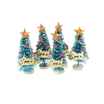 3/1BUC DIY Mini Crăciun Mic Copac de Pin Plasat Pe Desktop Home Decor Petrecere de Crăciun de Decorare pentru Copii Cadouri Pentru Acasă de Crăciun