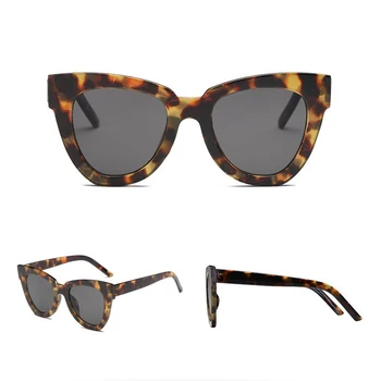 Supradimensionat ochelari de Soare Ochi de Pisica Femei Barbati Brand Designer de Ochelari de Soare pentru Femei Ocean Culoare Lentile Unisex Rece Sunglases Oculos UV400