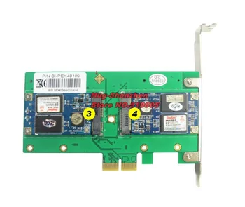 PCI Express PCI-E x2 la 4 porturi mSATA RAID Controller Card pentru MAC PRO 3.1-5.1/OSX 10.9-10.14.5 și RAID 0 / 1 /10