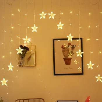 Decoratiuni de craciun pentru Casa Lumini Ghirlanda de Anul Nou Decorare de Crăciun Cadou de Crăciun și Decorații de Brad Șir LED Ornamente