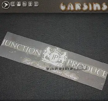1buc JP Autocolant Emblema Argintiu Nichel-Metal Decalcomanii de Joncțiune a Produce Dezordine Autocolant Pentru Masina Ta