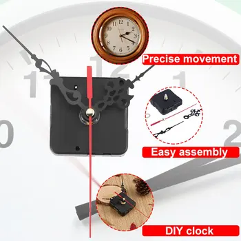 Utilizarea acasă Mut Mișcare Ceas Cuarț Ceas Mecanism Kit Ax Mecanism Ax de 12mm cu Mâinile cu Amănuntul boxdiscount