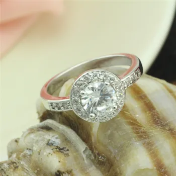 Noul han ediție 925 pur încrustații de argint zircon inel cadou bijuterii Caracter farmecul feminin inel j550