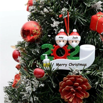 Pomul de crăciun Agățat Pandantiv Ornamente de Crăciun DIY binecuvântările lut moale de zăpadă natal Binecuvântare Cuvinte decor acasă