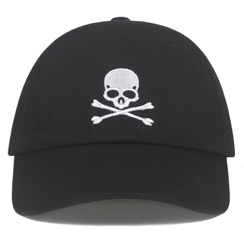 2020 Noua Moda Craniu Broderie Șapcă de Baseball Bărbați Femei Bumbac Sport soarele capac Hip Hop Os reglabil casual negru pălărie rece