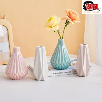 Ins stil Nordic masa living top cutat Ceramica Vaza de Flori ornament lapte magazin contra personalitate creatoare decor