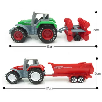 Aliaj de Inginerie Auto Tractor de Jucărie Vehicule Agricole Băiat Model de Masina pentru Copii Ziua de Nastere, Cadouri de AN88