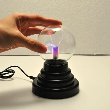USB Magic Electrostatic Sferă de Sticlă de Lumină Minge de Plasma Sphere Fulger Petrecere Lampa Decor Decor Acasă Mingea Mai bun Cadou