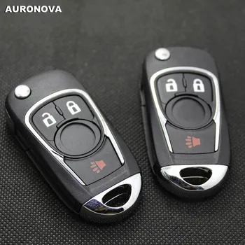 AURONOVA Nou Upgrade Flip Pliere Cheie Shell pentru Buick Regal 4 Butoane Telecomanda Cheie Auto Caz DIY
