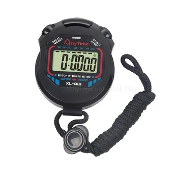 Portabil Digital Ceas Sport Cronometru Ceasuri De Alarmă Timer Mini Numărătoarea Inversă Cronometre Multifuncțional Cronograf
