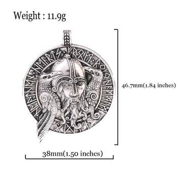 Undiță Zeul Aesir Odin Două Ciori Simbol de Gândire și de Memorie Talisman Amuletă Viking Farmecele pentru a Face Bijuterii
