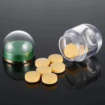 Transparent 5ML 50BUC Cutie Goală de Plastic Capsula Medicina Caseta de Pilula Tableta Container de Depozitare Sticla de Îngrijire Sănătos