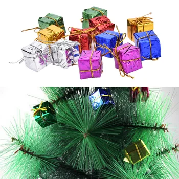 12pcs Mini Cutii de Cadouri Forma de Arbore de Ornament Petrecere de Crăciun Agățat Pandantive Decor de Crăciun Acasă Decoratiuni An