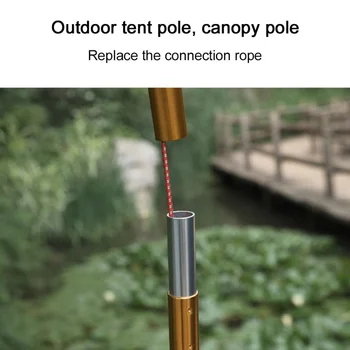 Cort De Camping Sfoara Cort Poli Conectarea Coarda Baldachin Trageți Cablul Cort De Camping Accesorii