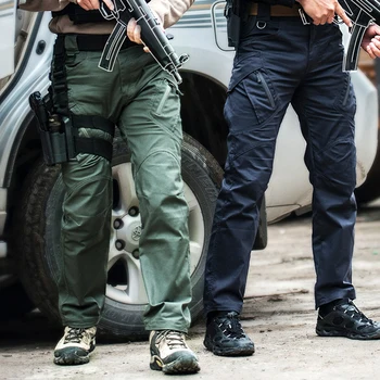 Noul Oraș Militare Tactice Pantaloni Barbati SWAT Luptă Armată Pantaloni Barbati de Multe Buzunare Impermeabile Rezistente la Uzură Casual Pantaloni Cargo 5XL