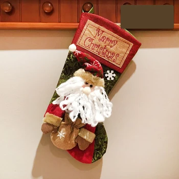 Ciorap de craciun mos craciun ciorap sac de cadouri de crăciun ciorap ciorapi de craciun personalizate cizme An Nou Fericit Ornament de Crăciun Cadouri