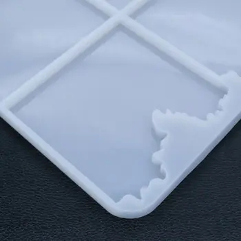 Agat Coaster Rășină de Turnare Mucegai Silicon de Luare de Bijuterii Epoxidice Mucegai Meserii PXPB