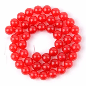Margele din Piatra naturala rubii Rotund Margele Vrac Pentru a Face Bijuterii Brățară Colier Bijuterii 4 6 8 10 12 mm Gros Perles