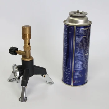 În Aer Liber Trepied Aragaz Adaptor Rezervor De Combustibil De Suport Conector + Portable Bunsen Lampa Set