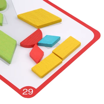 1Set Materiale Montessori Jucărie din Lemn Jigsaw Puzzle Set de Bord Colorat Copii Jucarii Educative Pentru Copii de Învățare Dezvoltarea Jucărie