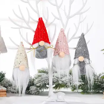 Creative De Crăciun Moș Crăciun Doll Agățat Pandantiv Petrecere Acasă De Crăciun Copac Ornament Decor