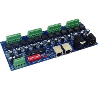 LED controller DMX512 controler de iluminat rgb controller-rgbw 12 canalului decodor
