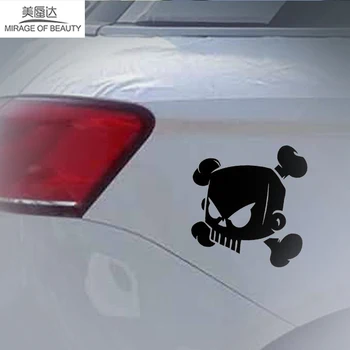Răul Cap de Craniu Teroare Model Auto Autocolant pentru Motorhome Minicab SUV Motociclete Auto pentru Laptop Decor Vinil rezistent la apa Decal