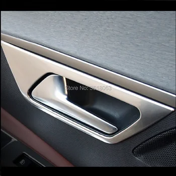 Pentru Peugeot 2017 2018 2019 Interior Din Oțel Inoxidabil Mâner De Ușă Castron Panoul De Acoperire Cadru Tapiterie Auto Styling Accesorii Decor