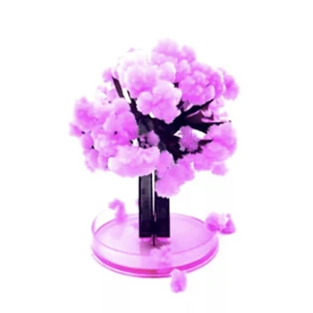 1/2 buc Magic Japoneză Sakura, Copac, Pom de Crăciun de Hârtie Inflorire Hârtie Cristal Copaci Copii DIY Jucărie de Crăciun Copaci TB Vânzare
