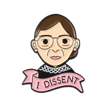 Am Disidență ace Feminismul Noi Ruth Bader pin Ginsburg Avatar ace de Rever revoluția Feministă Email Broșe Insigne pin bijuterii