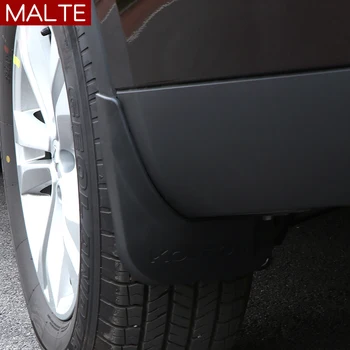 De înaltă calitate din plastic moale față și roata din spate apărătoare de noroi 4buc/set Pentru Renault Koleos 2017-2019