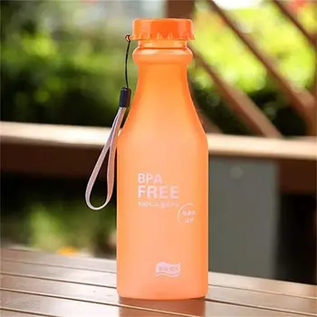 Portabil Camping Cupa Băuturi Sticla De Plastic Transparentă Mată Lapte Ceainic