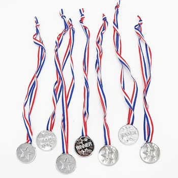 1buc copii Copii de Aur Plastic Câștigătorii de Medalii Sportive, Petrecerea de Ziua Sac de Premii Jucării Pentru Copii Petrecere de Distracție Fotografie Recuzită Nou~