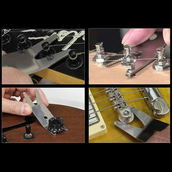 Chitara B din Oțel Inoxidabil Multi-Instrument cheie Cheie pentru Chitara Comuta Butonul Tuner Chitara Piese & Accesorii