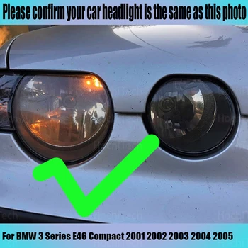 Angel Eyes Kit 6000L Bumbac Alb Inel Halo de Lumină pentru BMW Seria 3 E46 Compact 2001 2002 2003 2004 2005