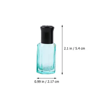 6pcs 3ml Pahar cu Role Sticlă Goală de Parfum Ulei Esențial de Încercare Sticlă Flacoane