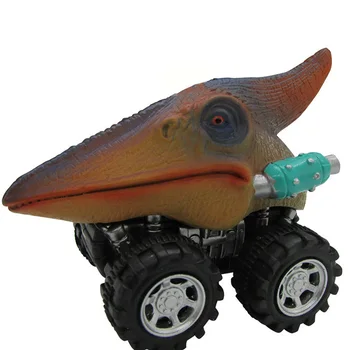 Mini Dinozaur Animal Trage Înapoi Masini Model De Frecare Alimentat Turnat Sub Presiune Vehicule Joaca Set Jucarii