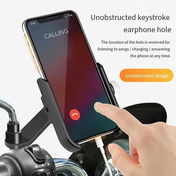 GOBYGO Bicicleta Aluminiu cu Suport pentru Telefon De 4.5-6.8 inch Smartphone Reglabil Bicicleta Telefonul Sta Montare Suport Accesorii pentru Biciclete