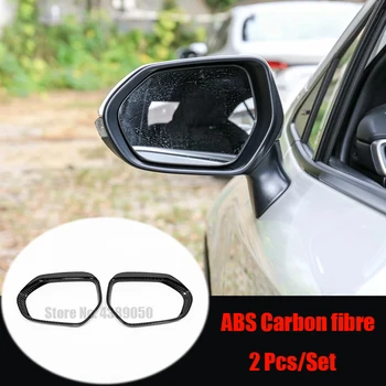 ABS Chrome/fibră de Carbon Pentru Toyota Corolla 2019 2020 Partea oglinda retrovizoare Auto bloc ploaie spranceana Capacul Ornamental Autocolant accesorii