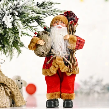Moș Crăciun Păpușă Mare de 30*20 cm Ornament pentru Pomul de Craciun de Anul Nou Decor Acasă Navidad Natal Cadouri de Anul Nou 2021